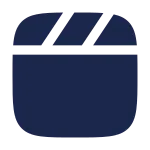 Clapperboard SVG Icon